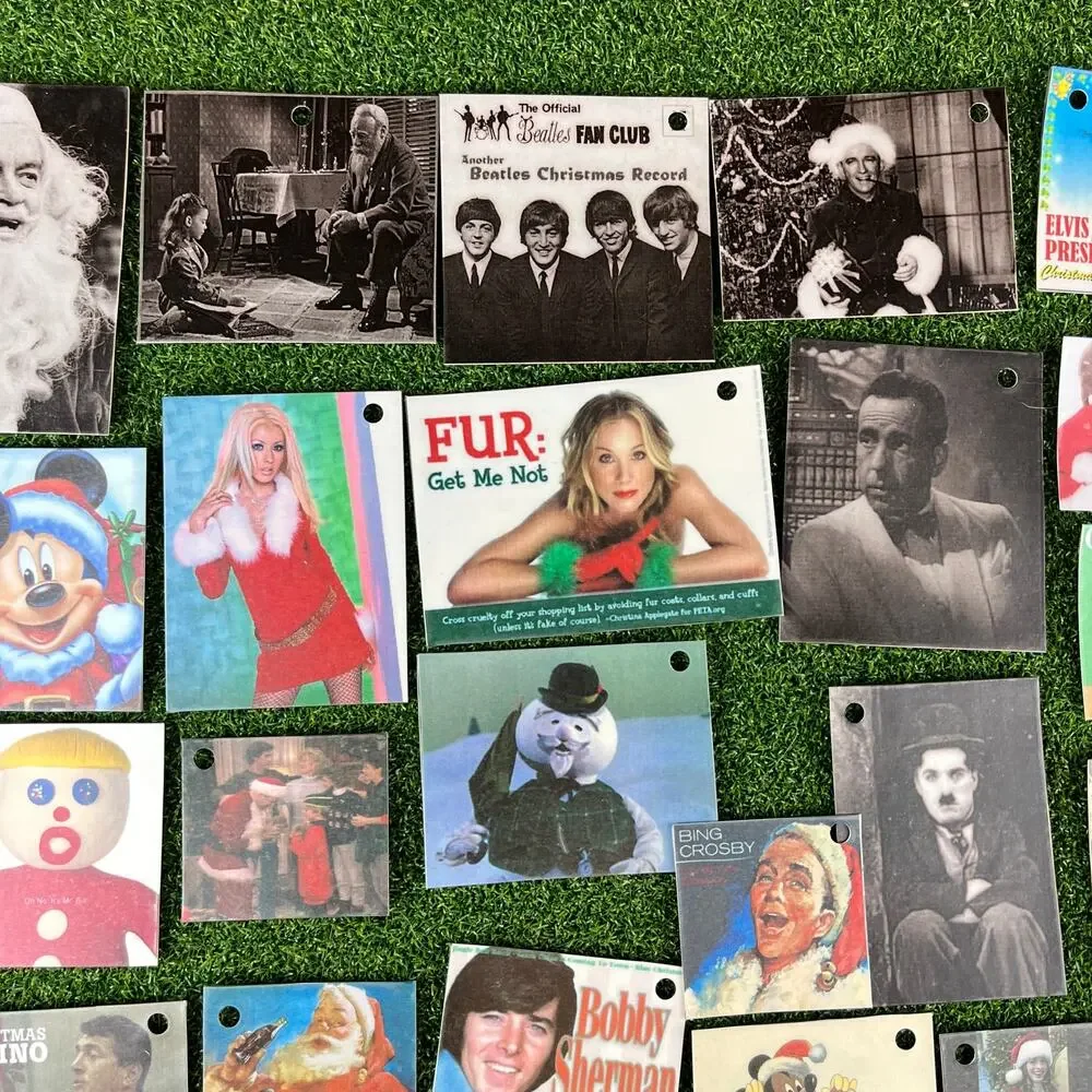 Vintage Lot Christmas Collectible Musical Tag Cards